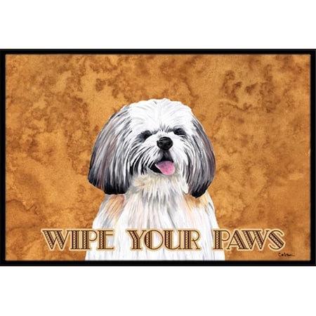 Carolines Treasures Carolines Treasures SC9128MAT 18 x 27 in. Shih Tzu Indoor & Outdoor Doormat SC9128MAT